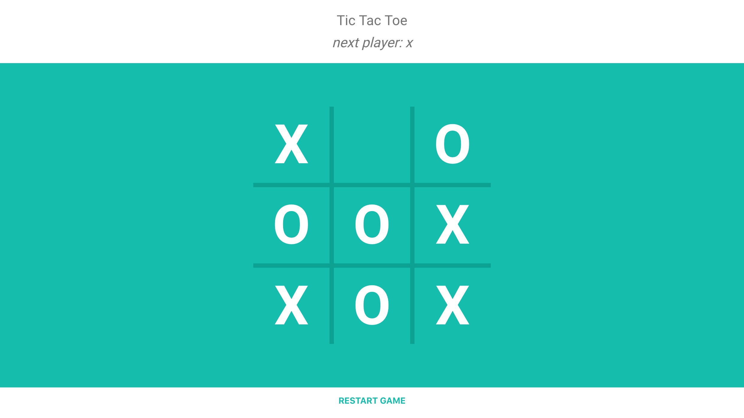 tic tac toe